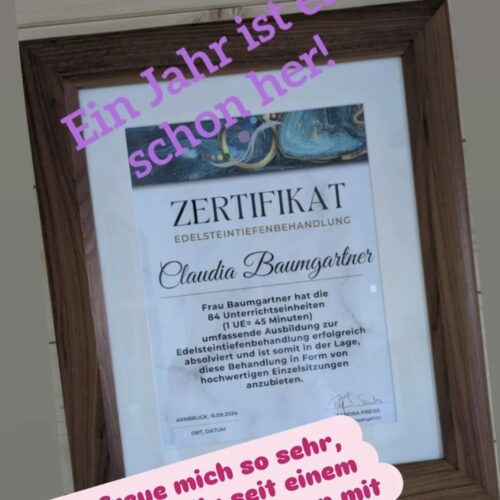 Ein Jahr Edelstein-Tiefenmassage – Claudia’s Erfahrungsbericht